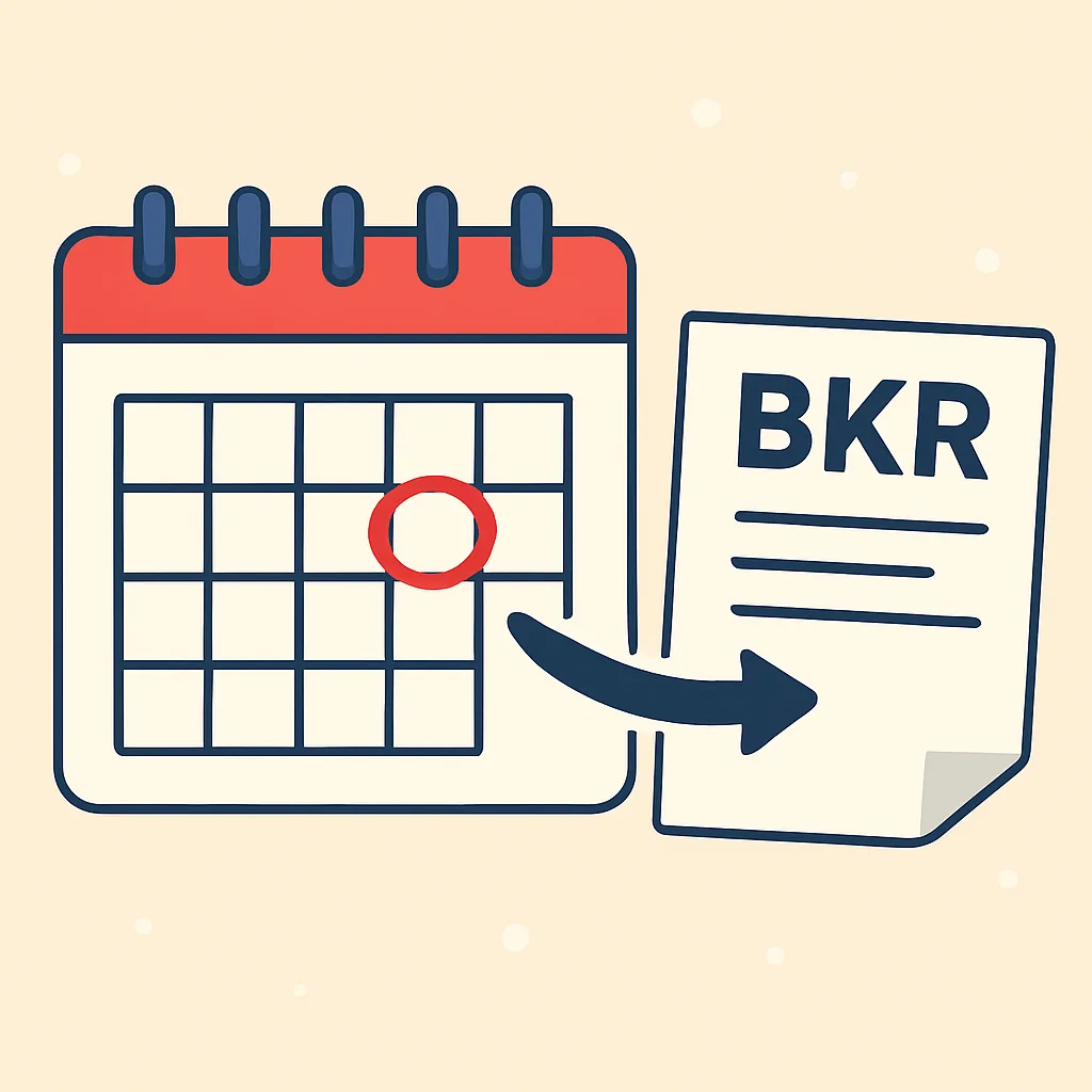 Hoe lang blijft een BKR-registratie staan
