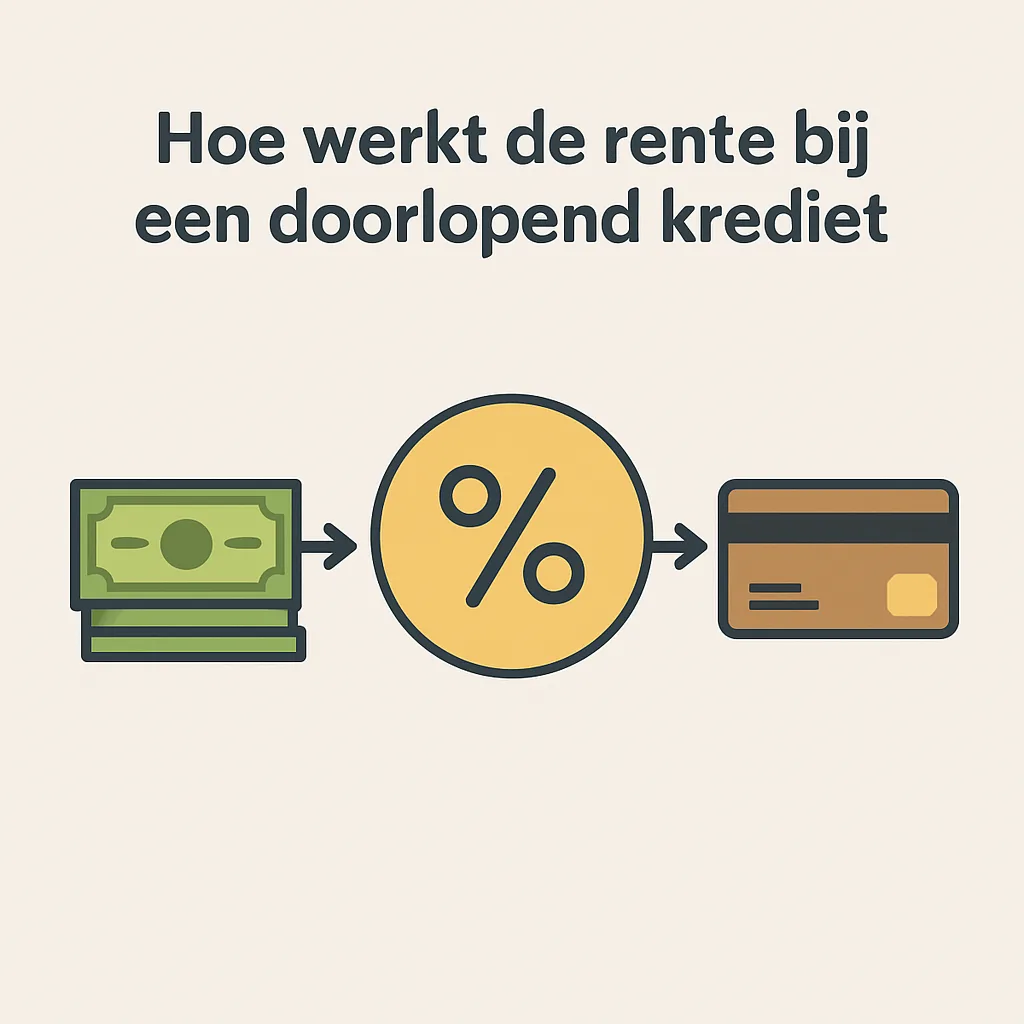 Hoe werkt de rente bij een doorlopend krediet