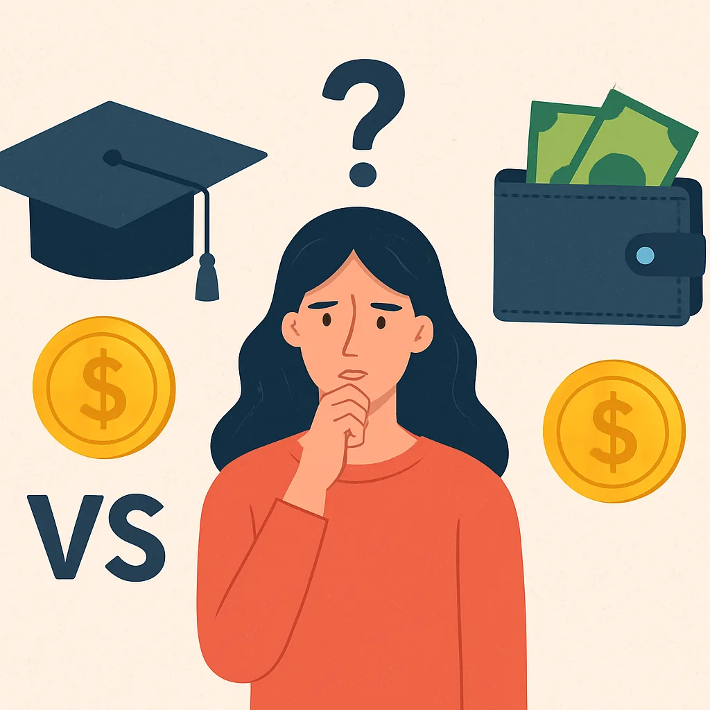 Studielening vs persoonlijke lening: wat is goedkoper?
