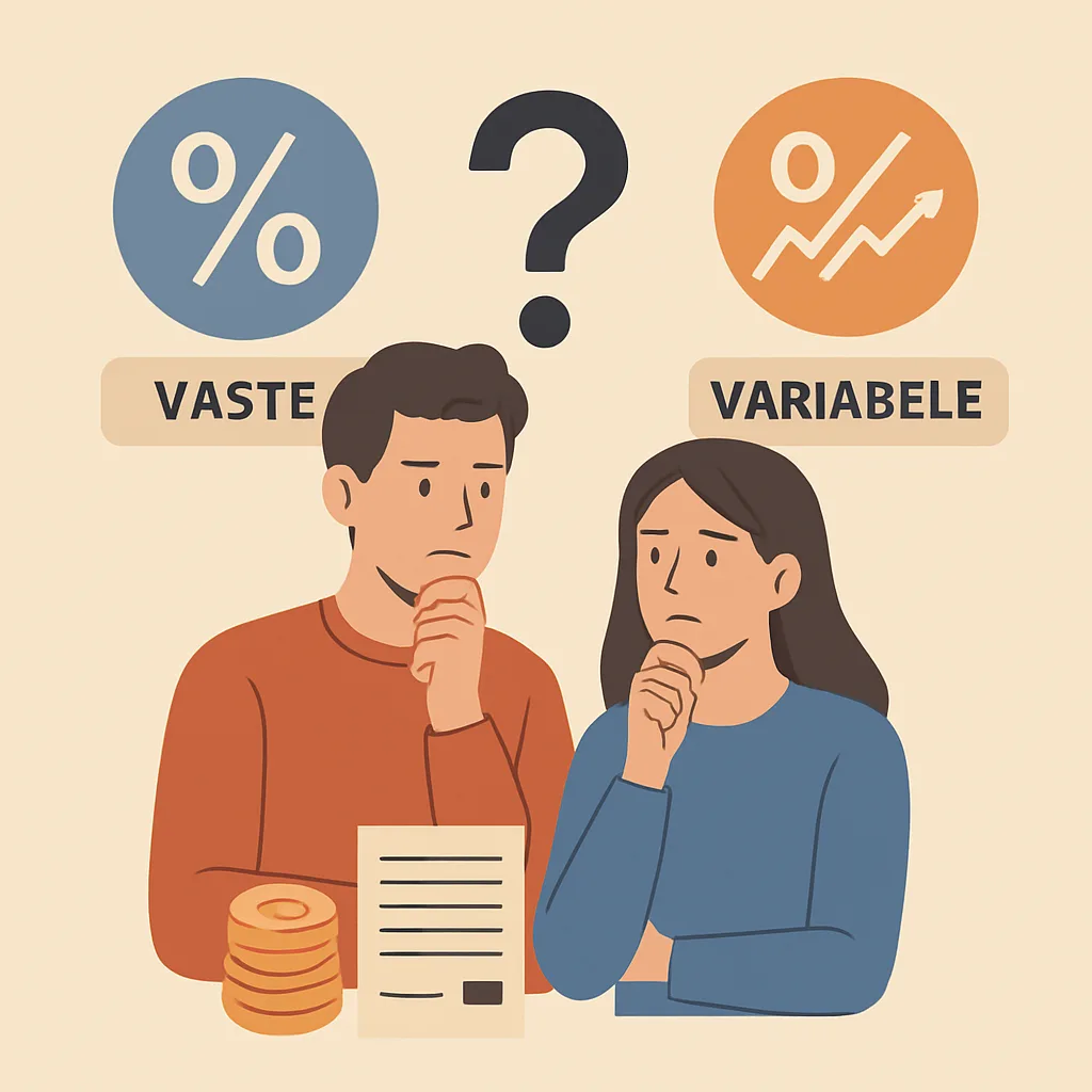 Vaste of variabele rente: wat is slimmer bij een persoonlijke lening?